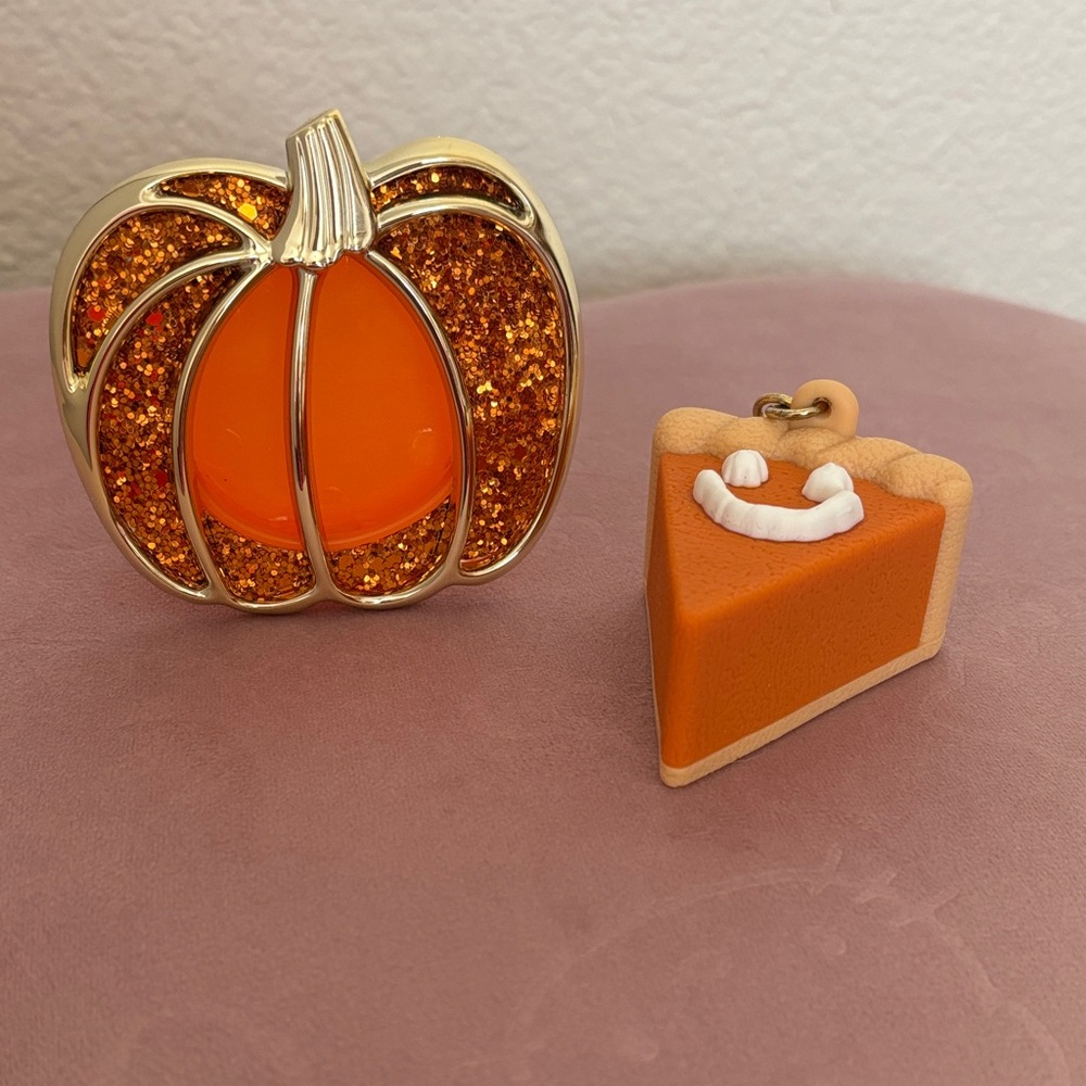 Bath & Body Works Scentportable Pumpkin with anti bag holder pumpkin pie